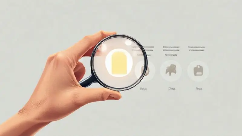 Ilustração de uma pessoa analisando um rótulo nutricional com uma lupa, simbolizando o processo de como escolher o melhor whey protein para seus objetivos.