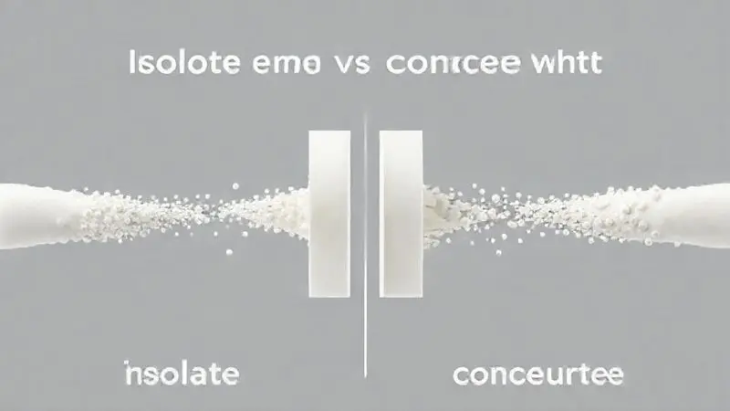 Representação visual da diferença de filtragem e pureza entre o whey protein isolado e o concentrado.