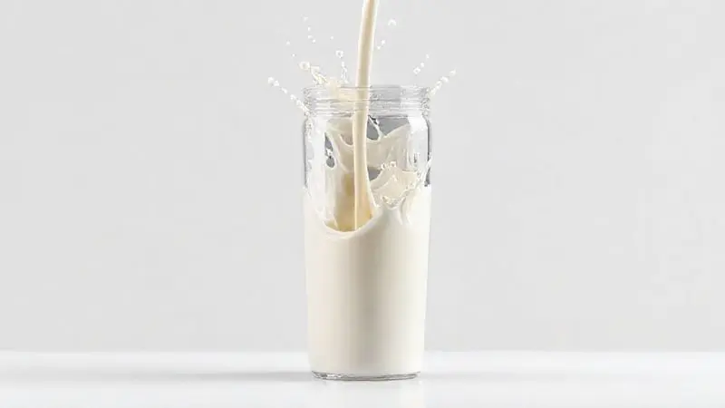 Render artístico mostrando a dissolução e preparo de um shake de Whey Health Time, simbolizando uma boa experiência de consumo e sabor.