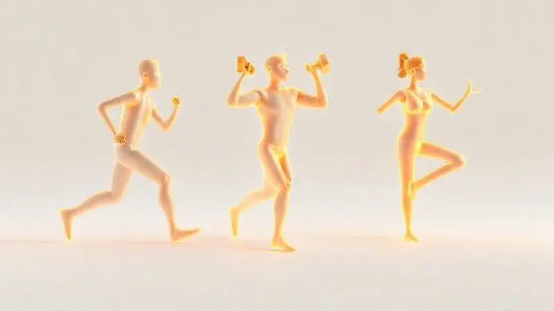 Ilustração conceitual mostrando diferentes perfis de usuários de whey protein, como atletas e pessoas que buscam uma vida saudável.