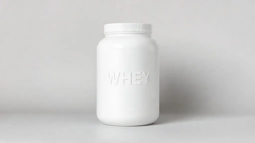 Análise completa do Whey Protein da Essential Nutrition em um pote branco minimalista, destacando seus benefícios para a saúde e performance.
