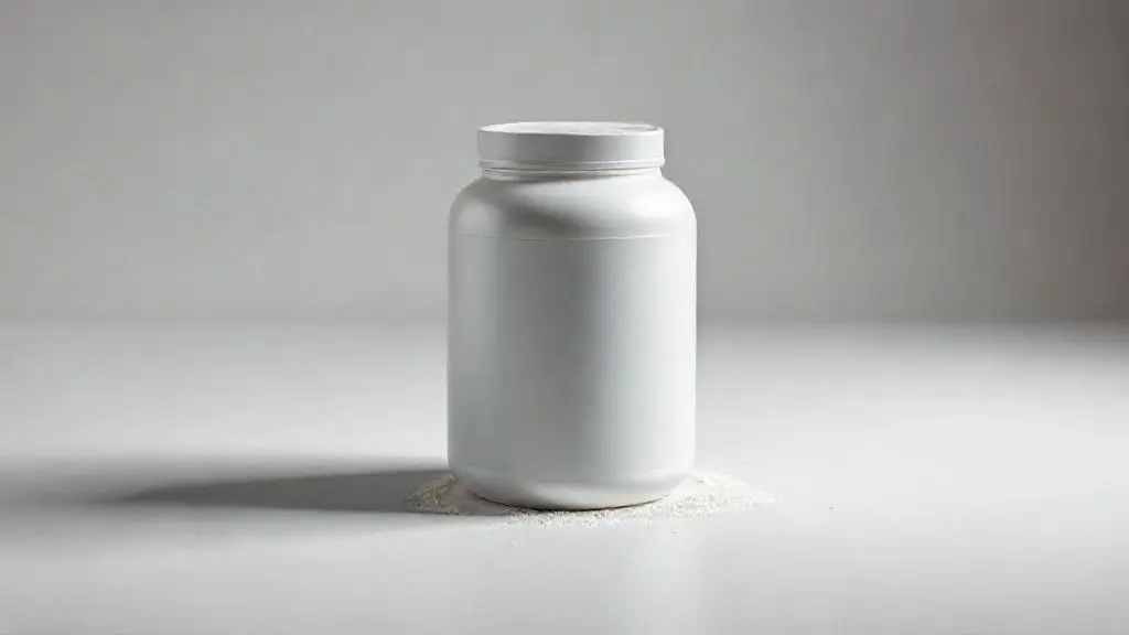 Análise completa do suplemento Whey Health Time em um pote minimalista, questionando se a proteína Whey Health Time é boa e vale a pena em 2024.